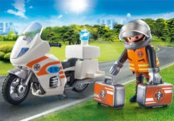 PLAYMOBIL Notarzt-Motorrad Mit Blinklicht, 70051 -Playmobil Verkaufsgeschäft 0cc07e700f20f1875684205a99092eb2