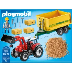 PLAYMOBIL 70131 Riesentraktor Mit Anhänger -Playmobil Verkaufsgeschäft 19da6f416d41d7c56fb79caab5456bb1