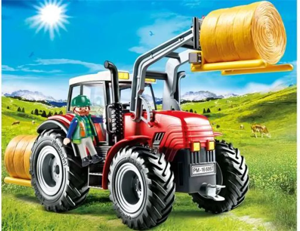 PLAYMOBIL 6867 - Riesentraktor Mit Spezialwerkzeugen 4 PLAYMOBIL 6867 - Riesentraktor Mit Spezialwerkzeugen – Bild 2
