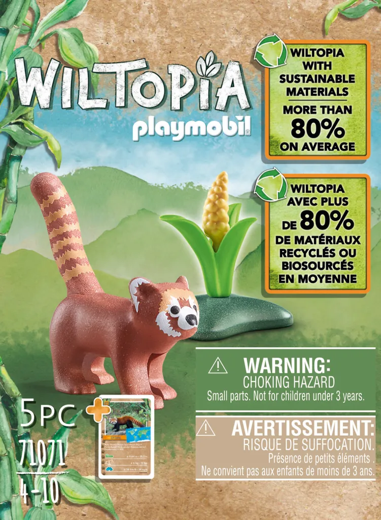 PLAYMOBIL Wiltopia 71071 Wiltopia - Roter Panda 5 PLAYMOBIL Wiltopia 71071 Wiltopia - Roter Panda – Bild 3