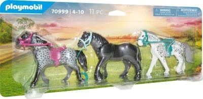 PLAYMOBIL® 70999 3 Pferde: Friese, Knabstrupper & Andalusier 3 PLAYMOBIL® 70999 3 Pferde: Friese, Knabstrupper & Andalusier