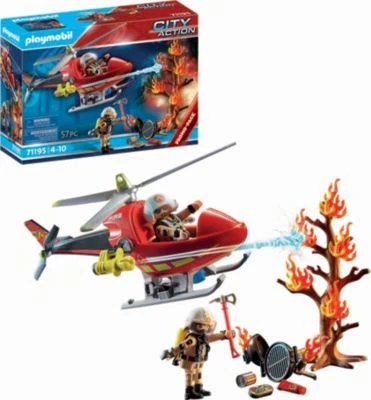 PLAYMOBIL® 71195 Feuerwehr-Hubschrauber 4 PLAYMOBIL® 71195 Feuerwehr-Hubschrauber – Bild 2