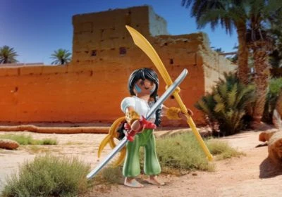 PLAYMOBIL® 2er Set: Kämpferin + Pirat Mit Kanone 5 PLAYMOBIL® 2er Set: Kämpferin + Pirat Mit Kanone – Bild 3