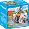 PLAYMOBIL Notarzt-Motorrad Mit Blinklicht, 70051