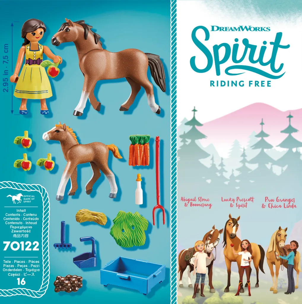 PLAYMOBIL Spirit 70122 Pru Mit Pferd Und Fohlen 6 PLAYMOBIL Spirit 70122 Pru Mit Pferd Und Fohlen – Bild 4