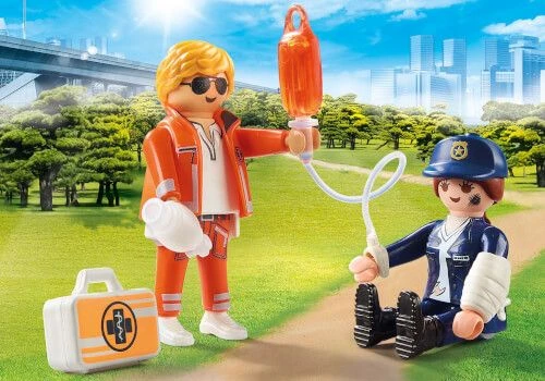 PLAYMOBIL® Duo Pack - Notarzt Und Polizistin 5 PLAYMOBIL® Duo Pack - Notarzt Und Polizistin – Bild 3