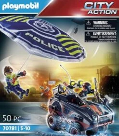 PLAYMOBIL® City Action - Polizei-Fallschirm: Verfolgung Des Amphibien-Fahrzeugs -Playmobil Verkaufsgeschäft 43274252 3 2 4008789707819 1280x1280