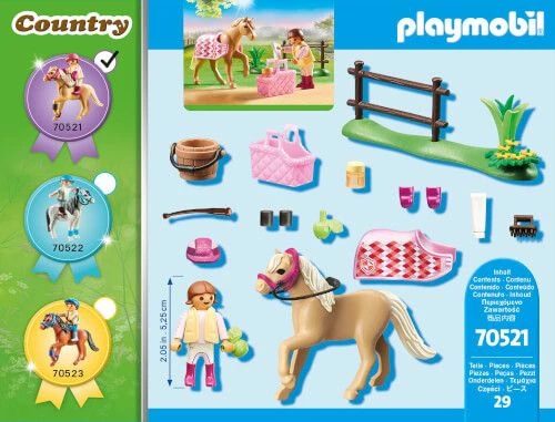 PLAYMOBIL® Country - Sammelpony ''Deutsches Reitpony'' 4 PLAYMOBIL® Country - Sammelpony ''Deutsches Reitpony'' – Bild 2