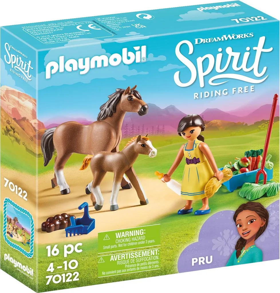 PLAYMOBIL Spirit 70122 Pru Mit Pferd Und Fohlen 3 PLAYMOBIL Spirit 70122 Pru Mit Pferd Und Fohlen