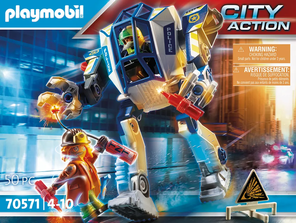PLAYMOBIL City Action 70571 Polizei-Roboter: Spezialeinsatz 5 PLAYMOBIL City Action 70571 Polizei-Roboter: Spezialeinsatz – Bild 3