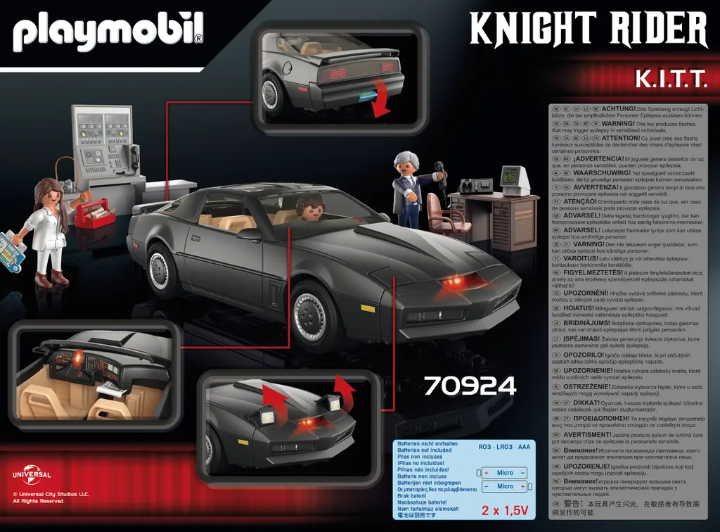 PLAYMOBIL Knight Rider 70924 Knight Rider - K.I.T.T. 6 PLAYMOBIL Knight Rider 70924 Knight Rider - K.I.T.T. – Bild 4