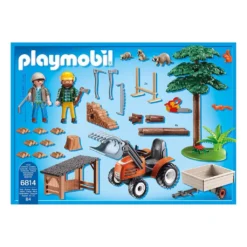 PLAYMOBIL 6814 Holzfäller Mit Traktor 13 PLAYMOBIL 6814 Holzfäller Mit Traktor -Playmobil Verkaufsgeschäft 611590fe61b365595cdf962fb8ac08ab