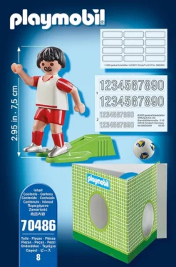 PLAYMOBIL Fußballspieler Polen Junior 8-teilig -Playmobil Verkaufsgeschäft 6222bfa8ff1239a47c26eed8bc5d855a