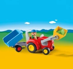 PLAYMOBIL® 1.2.3 - Traktor Mit Anhänger -Playmobil Verkaufsgeschäft 6964 2 1280x1280
