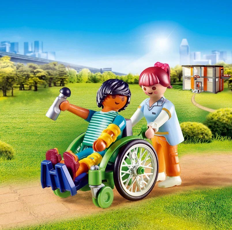 PLAYMOBIL® City Life - Patient Im Rollstuhl 4 PLAYMOBIL® City Life - Patient Im Rollstuhl – Bild 2