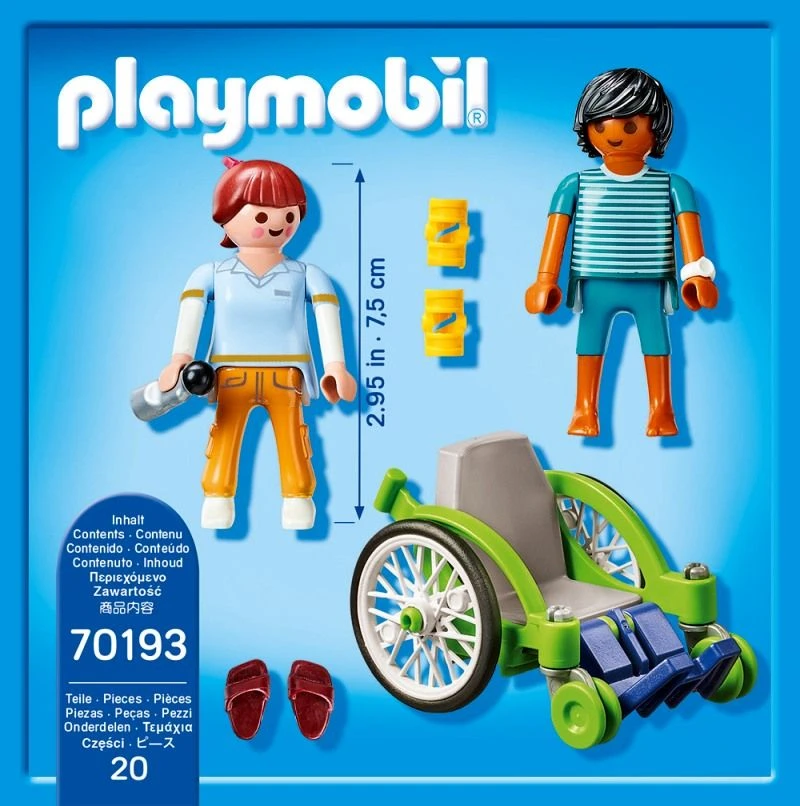 PLAYMOBIL® City Life - Patient Im Rollstuhl 5 PLAYMOBIL® City Life - Patient Im Rollstuhl – Bild 3