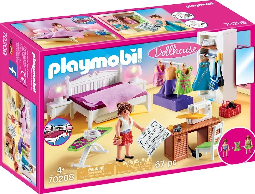 PLAYMOBIL® Dollhouse - Schlafzimmer Mit Nähecke 3 PLAYMOBIL® Dollhouse - Schlafzimmer Mit Nähecke