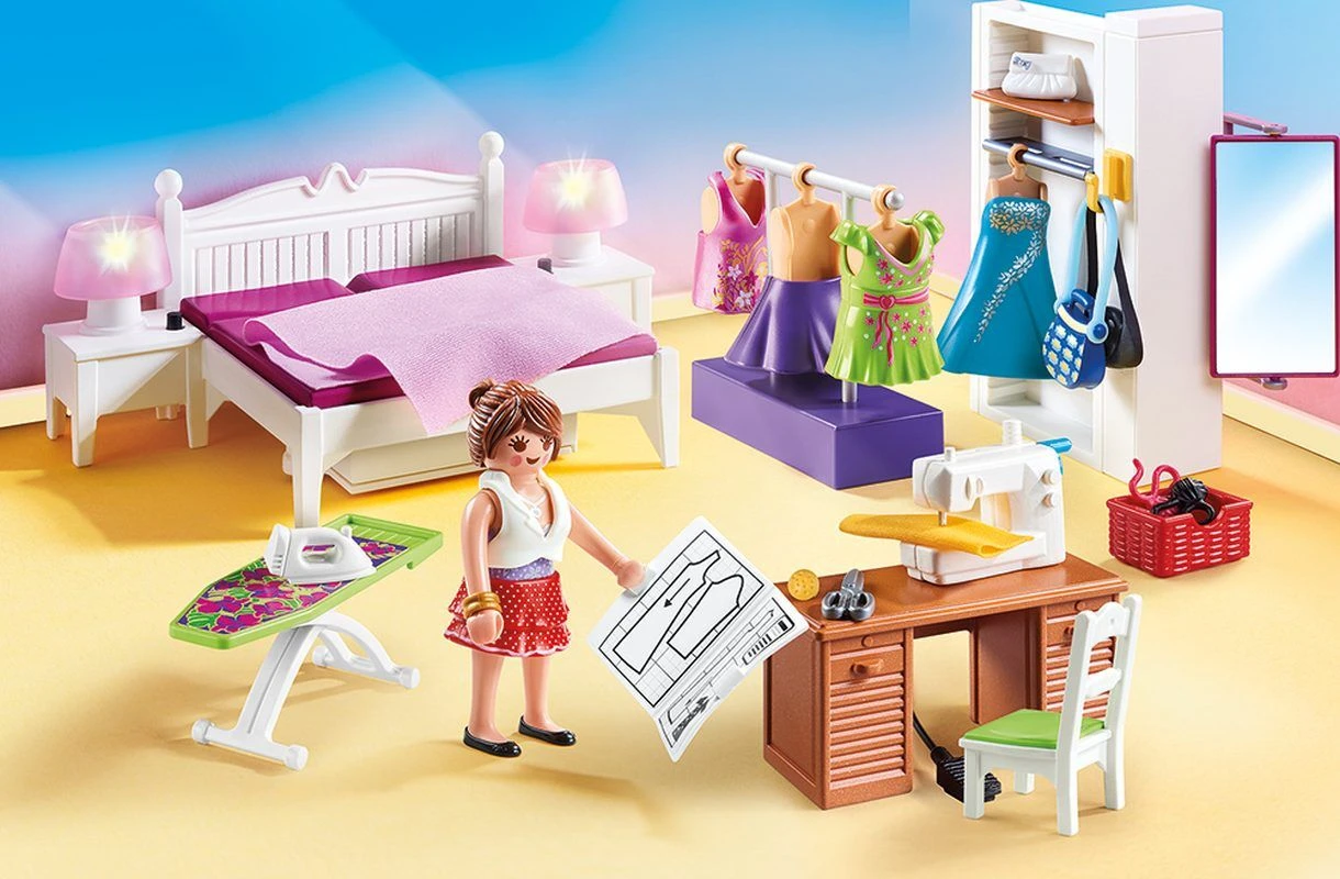 PLAYMOBIL® Dollhouse - Schlafzimmer Mit Nähecke 4 PLAYMOBIL® Dollhouse - Schlafzimmer Mit Nähecke – Bild 2
