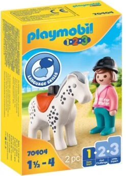 PLAYMOBIL® 1.2.3. - Reiterin Mit Pferd
