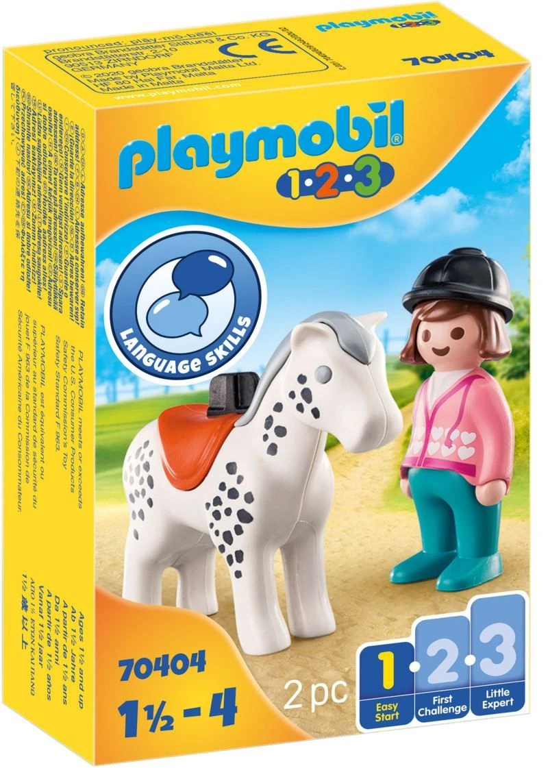 PLAYMOBIL® 1.2.3. - Reiterin Mit Pferd 3 PLAYMOBIL® 1.2.3. - Reiterin Mit Pferd