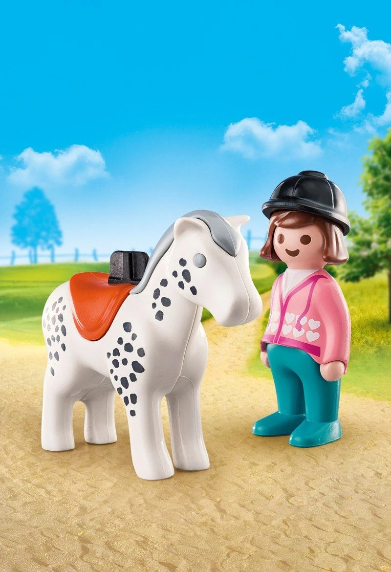 PLAYMOBIL® 1.2.3. - Reiterin Mit Pferd 4 PLAYMOBIL® 1.2.3. - Reiterin Mit Pferd – Bild 2