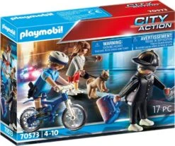 PLAYMOBIL® City Action - Polizei-Fahrrad: Verfolgung Des Taschendiebs