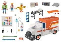 PLAYMOBIL® DUCK ON CALL - Notarzt Truck -Playmobil Verkaufsgeschäft 70913 parts 1280x1280