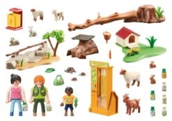 PLAYMOBIL® Family Fun - Streichelzoo -Playmobil Verkaufsgeschäft 71191 parts 1280x1280