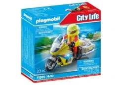 PLAYMOBIL® City Life - Notarzt-Motorrad Mit Blinklicht