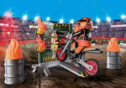 PLAYMOBIL® Stunt Show - Starter Pack Motorrad Mit Feuerwand -Playmobil Verkaufsgeschäft 71256 pt03 1280x1280