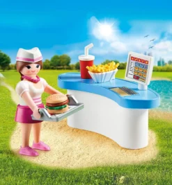 PLAYMOBIL Kellnerin Mit Diner-Theke, 70084 -Playmobil Verkaufsgeschäft 75c05aab656c0c34e87a83e484ca6bee