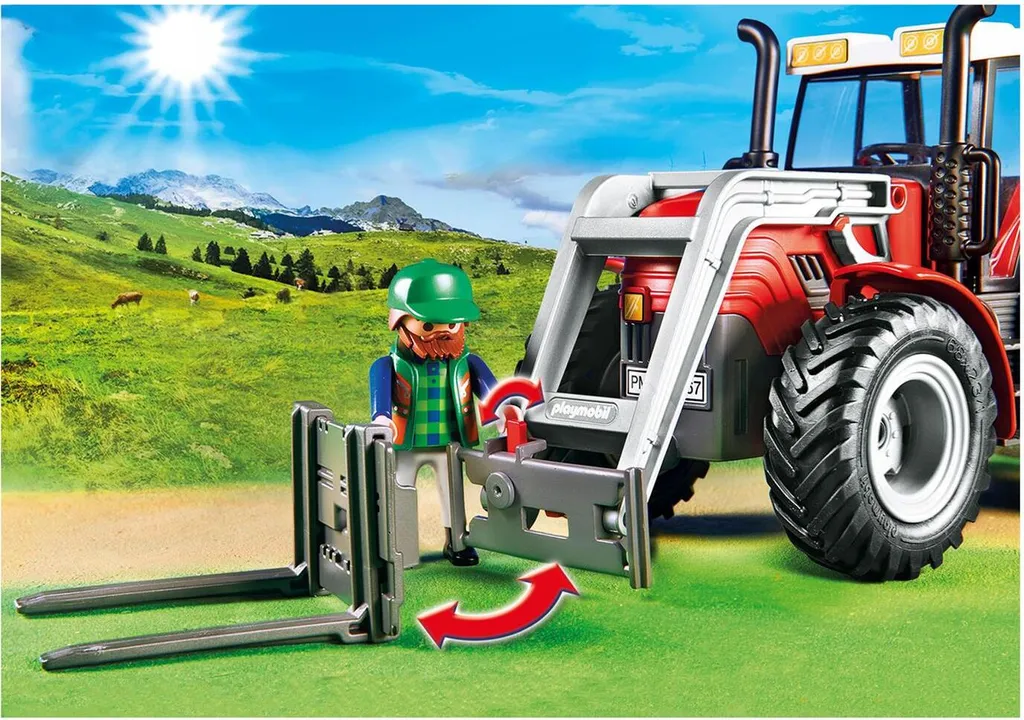 PLAYMOBIL 6867 - Riesentraktor Mit Spezialwerkzeugen 8 PLAYMOBIL 6867 - Riesentraktor Mit Spezialwerkzeugen – Bild 6