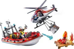 PLAYMOBIL, Feuerwehreinsatz Mit Heli Und Boot, City Action, 70335 -Playmobil Verkaufsgeschäft 7d679d91a31d6ee3c38918191b23cc23