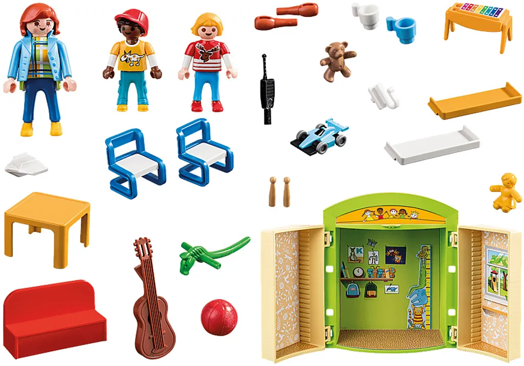 PLAYMOBIL, Spielbox "Im Kindergarten", City Life, 70308 8 PLAYMOBIL, Spielbox "Im Kindergarten", City Life, 70308 – Bild 6