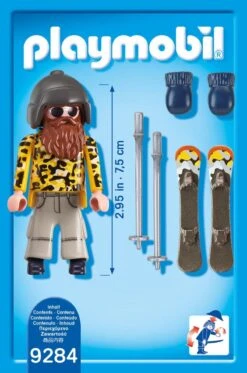 PLAYMOBIL® Family Fun - Skifahrer Mit Snowblades -Playmobil Verkaufsgeschäft 9284 3 1280x1280