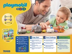 PLAYMOBIL 1.2.3. 70405 Mein Schiebetierzug -Playmobil Verkaufsgeschäft 9371c72b426ce604810054e51990add8
