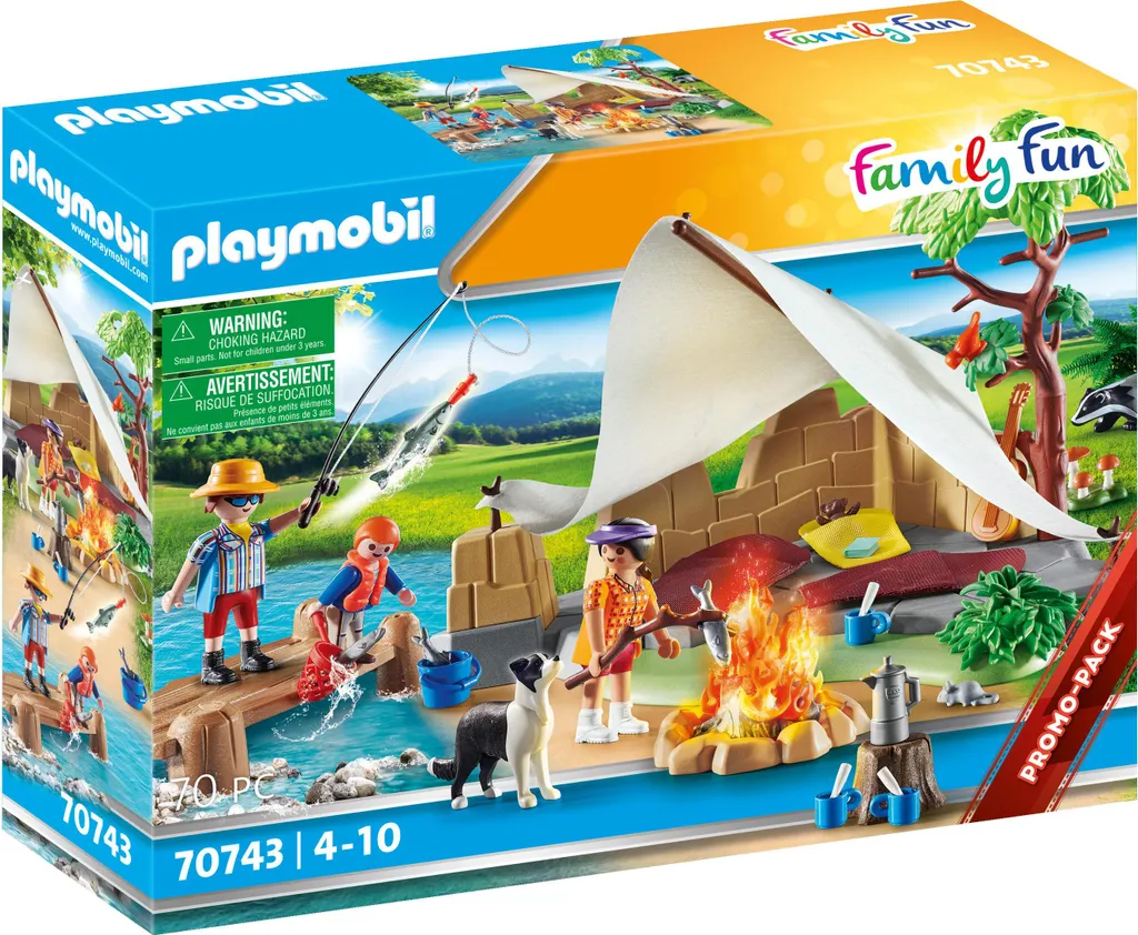 PLAYMOBIL Family Fun 70743 Familie Beim Campingausflug 3 PLAYMOBIL Family Fun 70743 Familie Beim Campingausflug