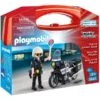PLAYMOBIL 5648 City Action Polizeimotorrad Zum Mitnehmen, Konstruktionsspielzeug