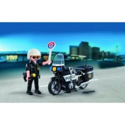 PLAYMOBIL 5648 City Action Polizeimotorrad Zum Mitnehmen, Konstruktionsspielzeug -Playmobil Verkaufsgeschäft PLAYMOBIL 5648 City Action Polizeimotorrad zum Mitnehmen Konstruktionsspielzeug@@1797273 2