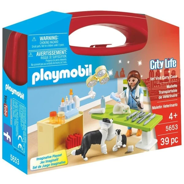 PLAYMOBIL 5653 City Life Tierarztpraxis Zum Mitnehmen, Konstruktionsspielzeug 3 PLAYMOBIL 5653 City Life Tierarztpraxis Zum Mitnehmen, Konstruktionsspielzeug