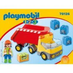PLAYMOBIL 70126 1.2.3 Kipplaster, Konstruktionsspielzeug -Playmobil Verkaufsgeschäft PLAYMOBIL 70126 1 2 3 Kipplaster Konstruktionsspielzeug@@1sspke1j 1