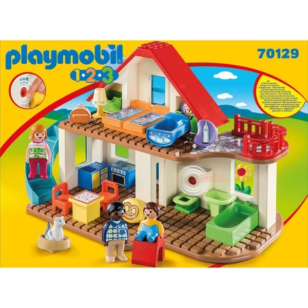 PLAYMOBIL 70129 1.2.3 Einfamilienhaus, Konstruktionsspielzeug 4 PLAYMOBIL 70129 1.2.3 Einfamilienhaus, Konstruktionsspielzeug – Bild 2