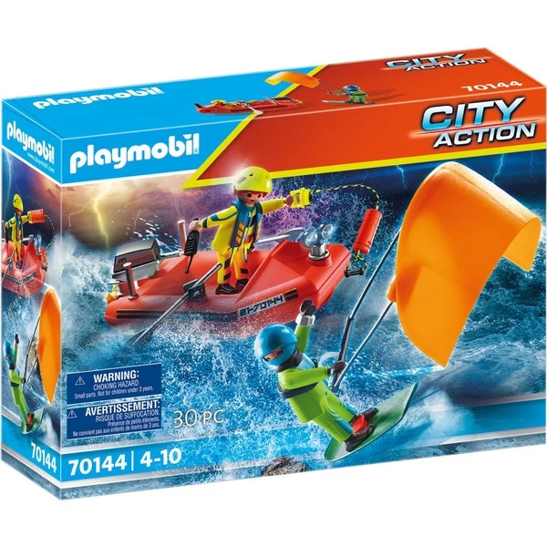 PLAYMOBIL 70144 City Action Seenot: Kitesurfer-Rettung Mit Boot, Konstruktionsspielzeug 3 PLAYMOBIL 70144 City Action Seenot: Kitesurfer-Rettung Mit Boot, Konstruktionsspielzeug