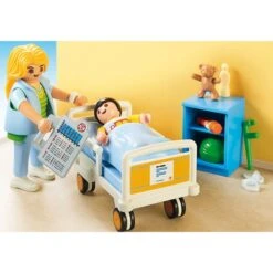 PLAYMOBIL 70192 City Life Kinderkrankenzimmer, Konstruktionsspielzeug -Playmobil Verkaufsgeschäft PLAYMOBIL 70192 City Life Kinderkrankenzimmer Konstruktionsspielzeug@@1sspkc10 34