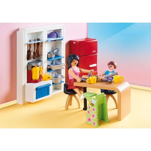 PLAYMOBIL 70206 Dollhouse Familienküche, Konstruktionsspielzeug 7 PLAYMOBIL 70206 Dollhouse Familienküche, Konstruktionsspielzeug – Bild 5