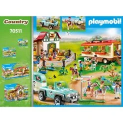 PLAYMOBIL 70511 Country PKW Mit Ponyanhänger, Konstruktionsspielzeug -Playmobil Verkaufsgeschäft PLAYMOBIL 70511 Country PKW mit Ponyanh nger Konstruktionsspielzeug@@1682673 3