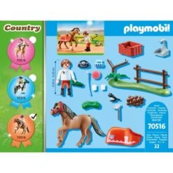 PLAYMOBIL 70516 Country Sammelpony "Connemara", Konstruktionsspielzeug -Playmobil Verkaufsgeschäft PLAYMOBIL 70516 Country Sammelpony Connemara Konstruktionsspielzeug@@1682679 3