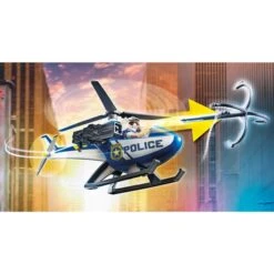 PLAYMOBIL 70575 City Action Polizei-Helikopter: Verfolgung Des Fluchtfahrzeugs, Konstruktionsspielzeug -Playmobil Verkaufsgeschäft PLAYMOBIL 70575 City Action Polizei Helikopter Verfolgung des Fluchtfahrzeugs Konstruktionsspielzeug@@1680458 3
