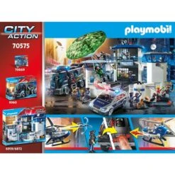 PLAYMOBIL 70575 City Action Polizei-Helikopter: Verfolgung Des Fluchtfahrzeugs, Konstruktionsspielzeug -Playmobil Verkaufsgeschäft PLAYMOBIL 70575 City Action Polizei Helikopter Verfolgung des Fluchtfahrzeugs Konstruktionsspielzeug@@1680458 6