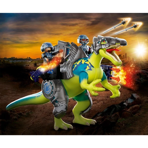 PLAYMOBIL 70625 Dino Rise Spinosaurus: Doppelte Verteidigungs-Power, Konstruktionsspielzeug 4 PLAYMOBIL 70625 Dino Rise Spinosaurus: Doppelte Verteidigungs-Power, Konstruktionsspielzeug – Bild 2